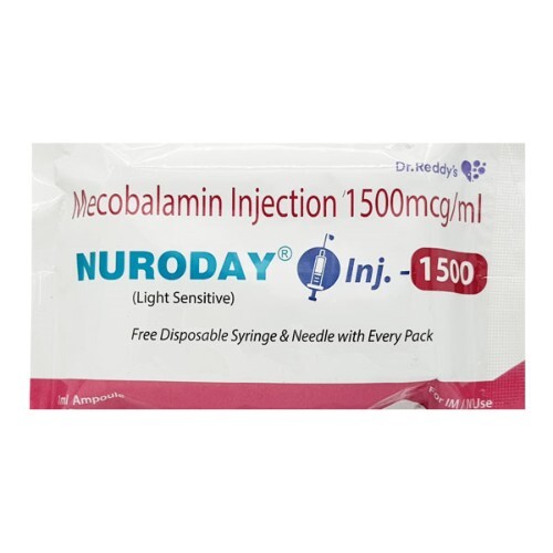 NURODAY 1500MCG INJECTION 1ML