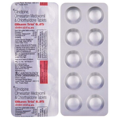 OLKEM TRIO 6.25MG TAB