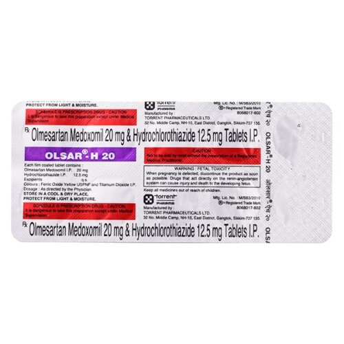 OLSAR H 20MG TABLET