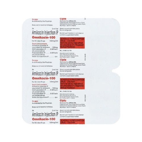 OMNIKACIN 100MG 2ML INJ