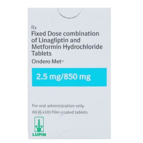 ONDERO MET 2.5/850MG TAB
