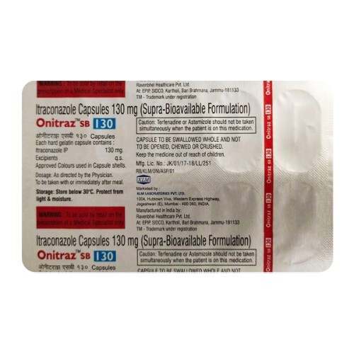 ONITRAZ SB 130MG CAPSULES