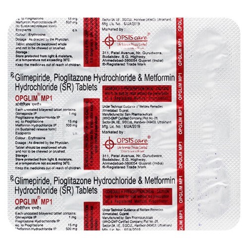 OPGLIM MP 1MG TABLET