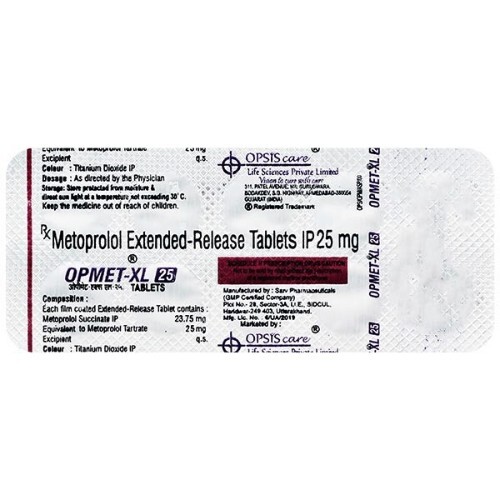 OPMET XL 25MG TABLET