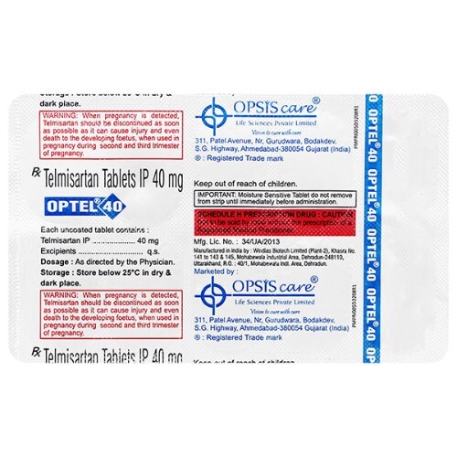 OPTEL 40 MG TABLET