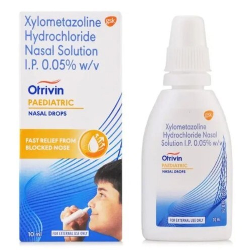 OTRIVIN PAEDIATRIC NASAL DROPS 10ML
