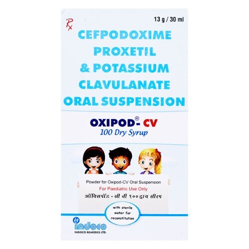 OXIPOD CV 100MG DRY SYRUP 30ML