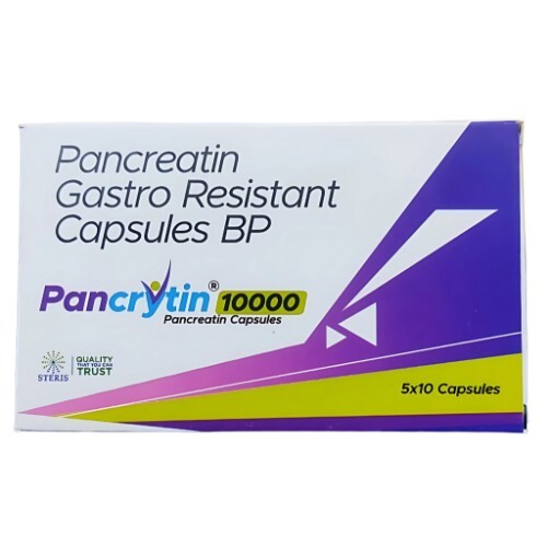 PANCRYTIN 10000MG CAPSULES