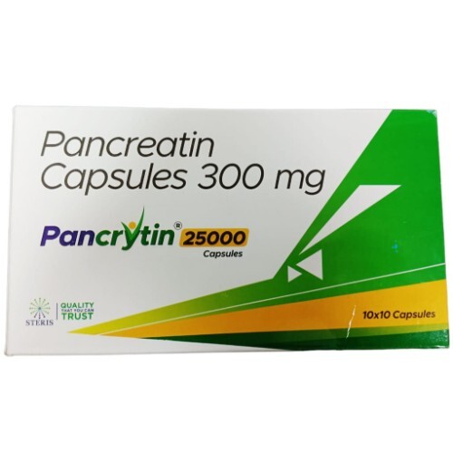 PANCRYTIN 25000MG CAPSULE