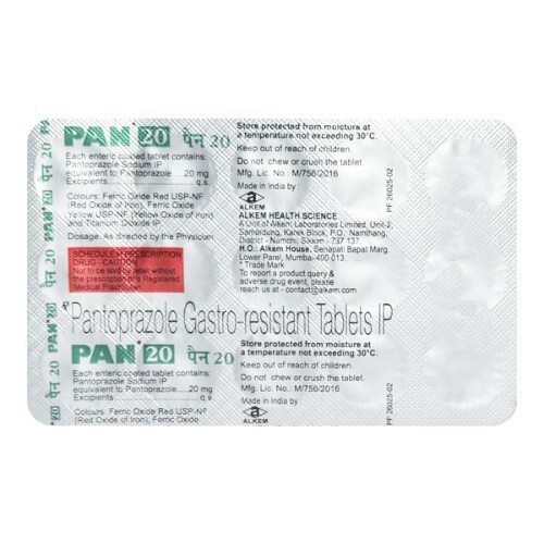 PAN 20MG TABLET