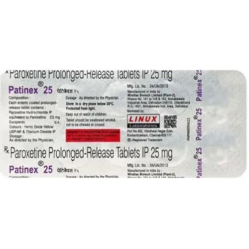 PATINEX 25MG TABLET