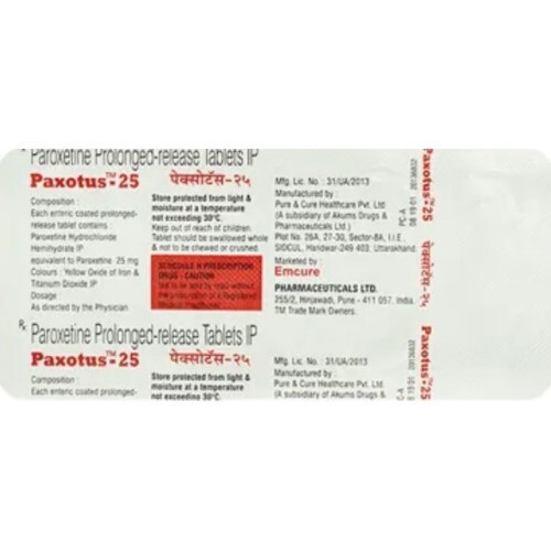 PAXOTUS 25MG TABLET