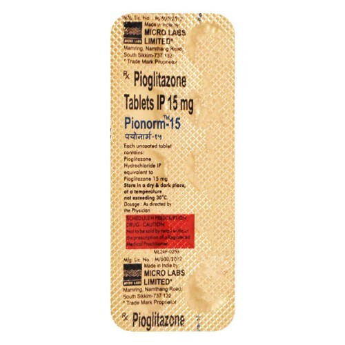 PIONORM 15MG TABLET