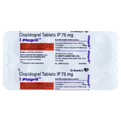 PLAGRIL 75MG TABLET