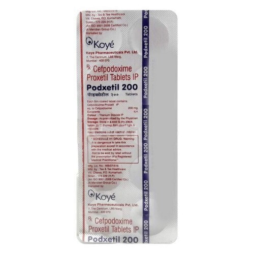 PODXETIL 200MG TAB