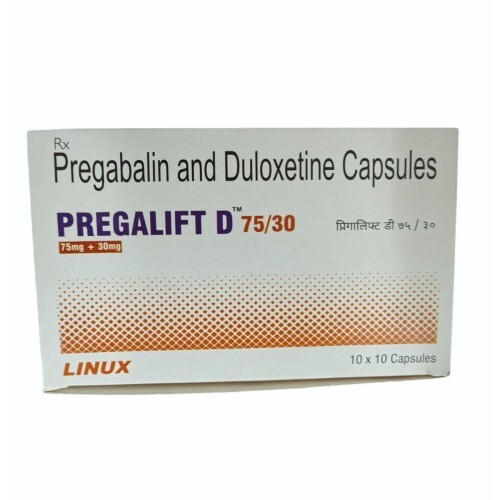 PREGALIFT D 75MG/30MG CAPSULES