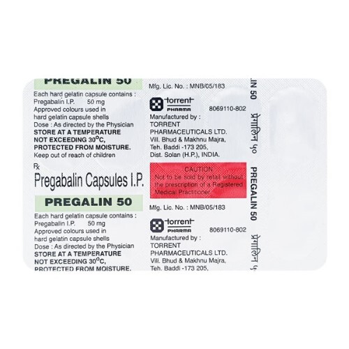 PREGALIN 50MG CAP