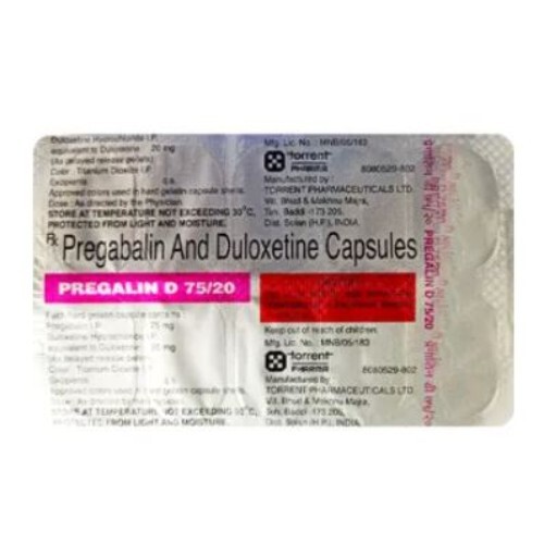 PREGALIN D 75/20MG CAPSULES