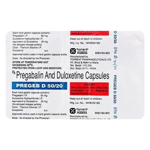PREGEB D 50MG/20MG CAPSULE