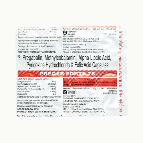 PREGEB FORTE 75MG TABLET