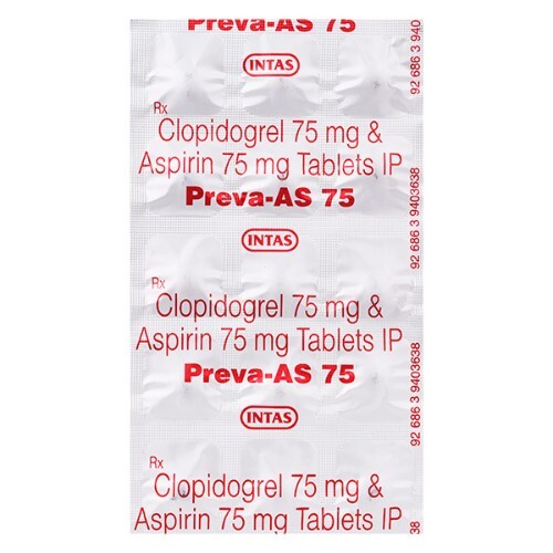 PREVA AS 75MG TABLET