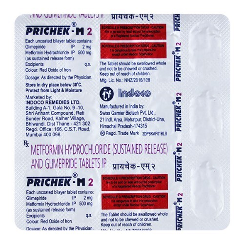 PRICHEK M 2MG TAB