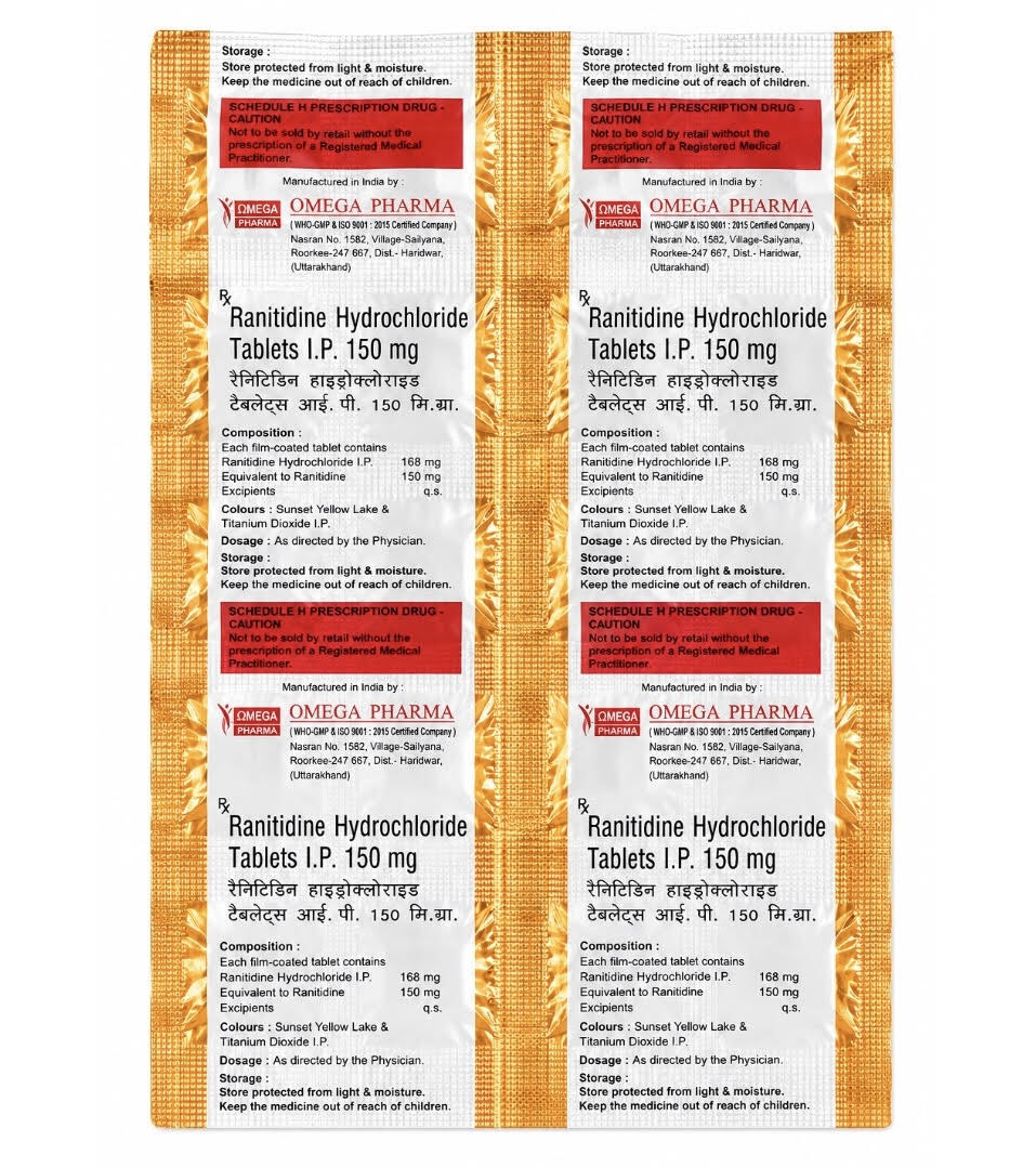 RANITIDINE 150MG TABLET