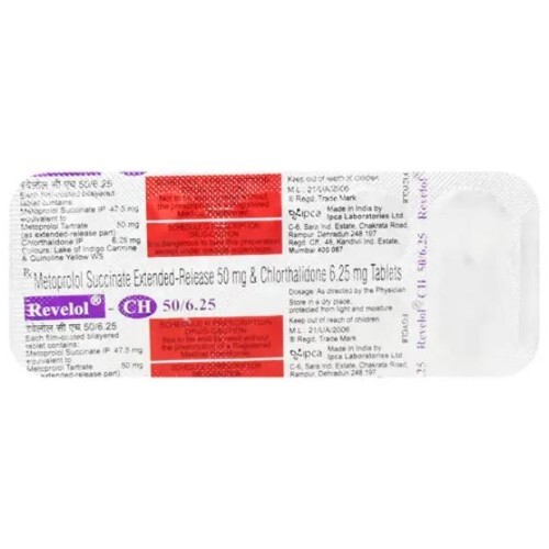 REVELOL CH 50MG/6.25MG TABLET