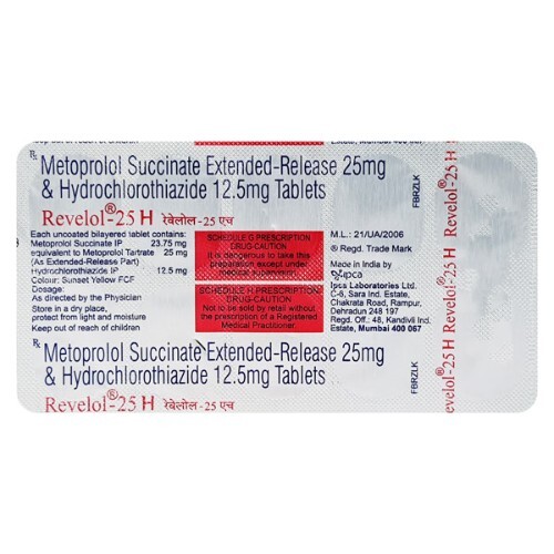 REVELOL H 25MG TABLET