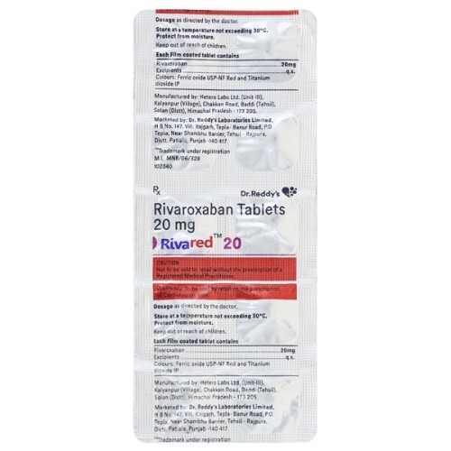 RIVARED 20 MG TABLET