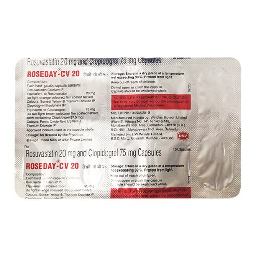 ROSEDAY CV 20MG CAPSULE