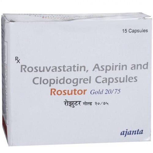 ROSUTOR GOLD 20MG/75MG CAPSULE