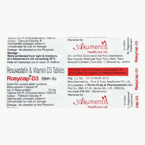 ROSYCAP D3 10MG TAB