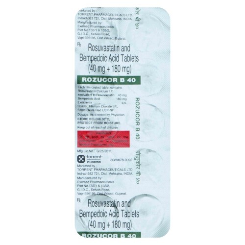 ROZUCOR B 40MG TABLET