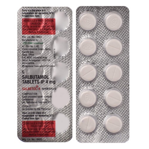 SALBETOL 4MG TABLET