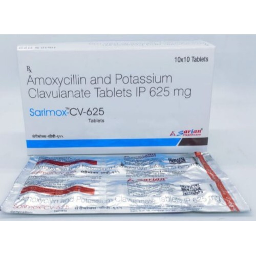 SARIMOX CV 625MG TAB