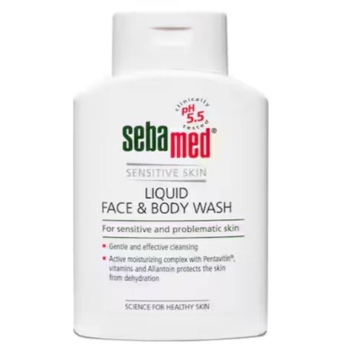 SEBAMED FACE & BODY WASH LIQ 200ML