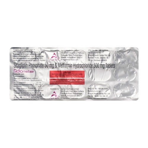 SIDIAMET 500MG TABLET