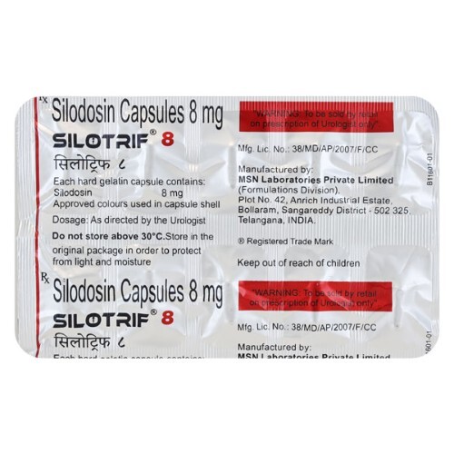 SILOTRIF 8MG CAP
