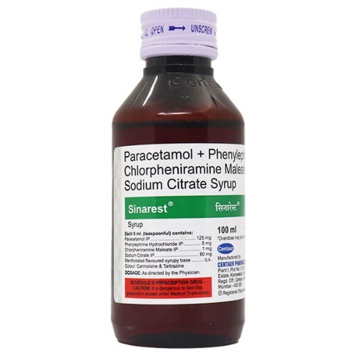 SINAREST 100ML SYP