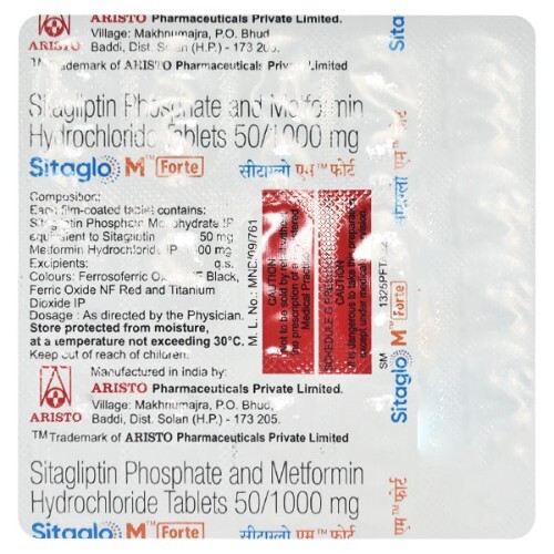SITAGLO M FORTE 50/1000MG TABLET