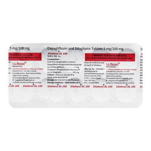 SITAHENZ DL 100 MG TABLET