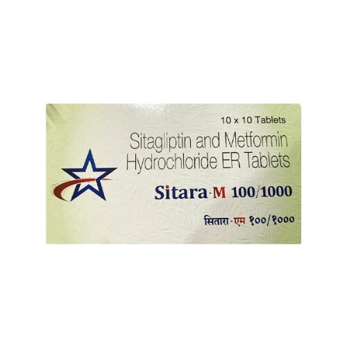 SITARA M 100MG/1000MG TABLET