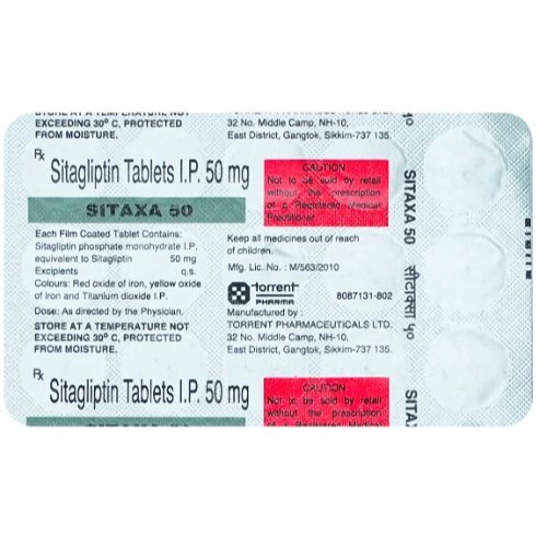 SITAXA 50MG TABLET