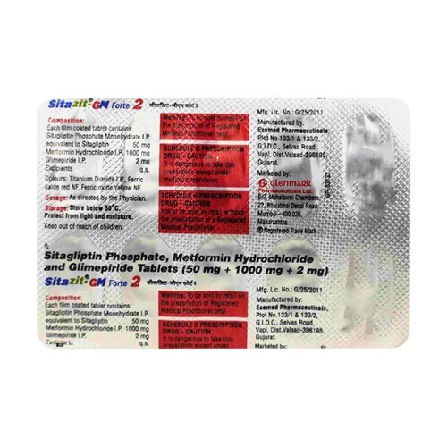SITAZIT GM FORTE 2 MG TABLET
