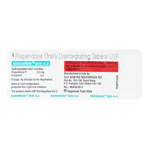 SIZODON MD 0.5MG TABLET