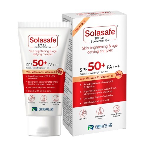 SOLASAFE SILICON SUNSCREEN GEL 50GM