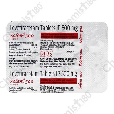 SOLEM 500MG TAB