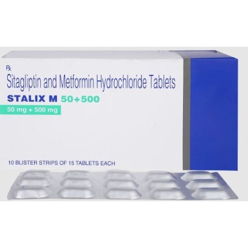 STALIX M 50MG/500MG TABLET