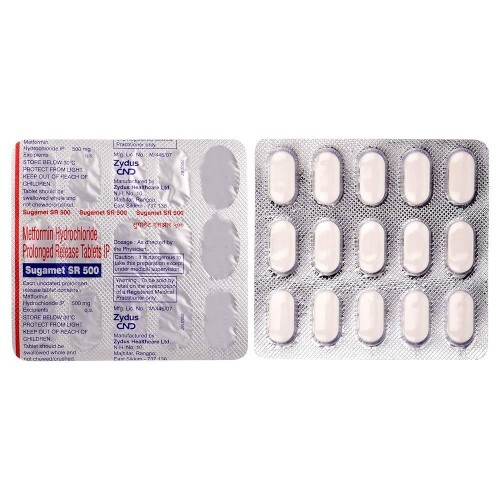 SUGAMET SR 500MG TAB